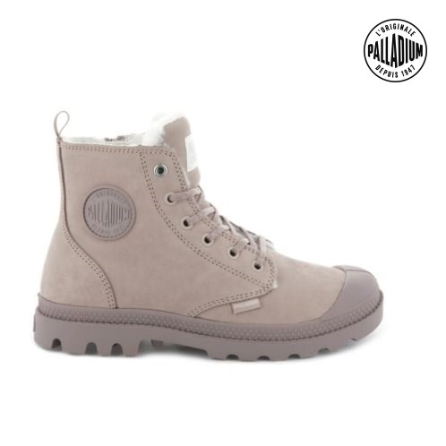 Palladium Pampa Hi Zip WL Women's Boots Rose | UK X746-LCG